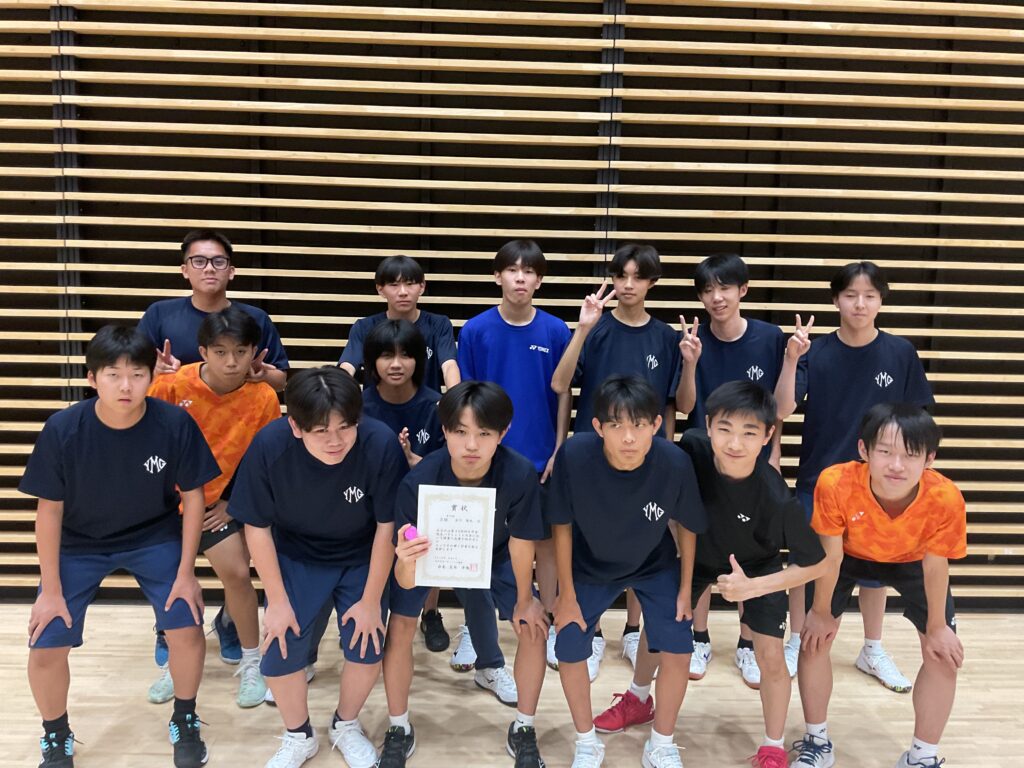 男子バドミントン部の活動につきまして
